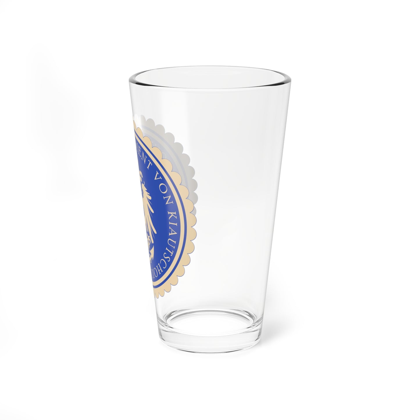 Seal of the Imperial Government of Kiautschou (China) (Coat of Arms) Pint Glass 16oz