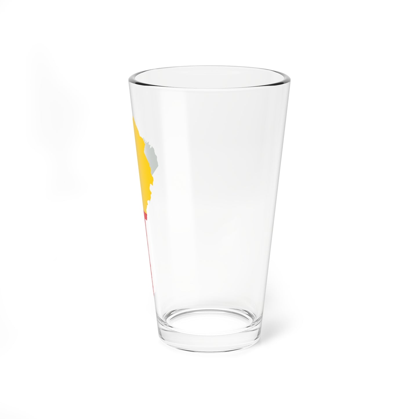 Flag map of Benin (Benin) Pint Glass 16oz