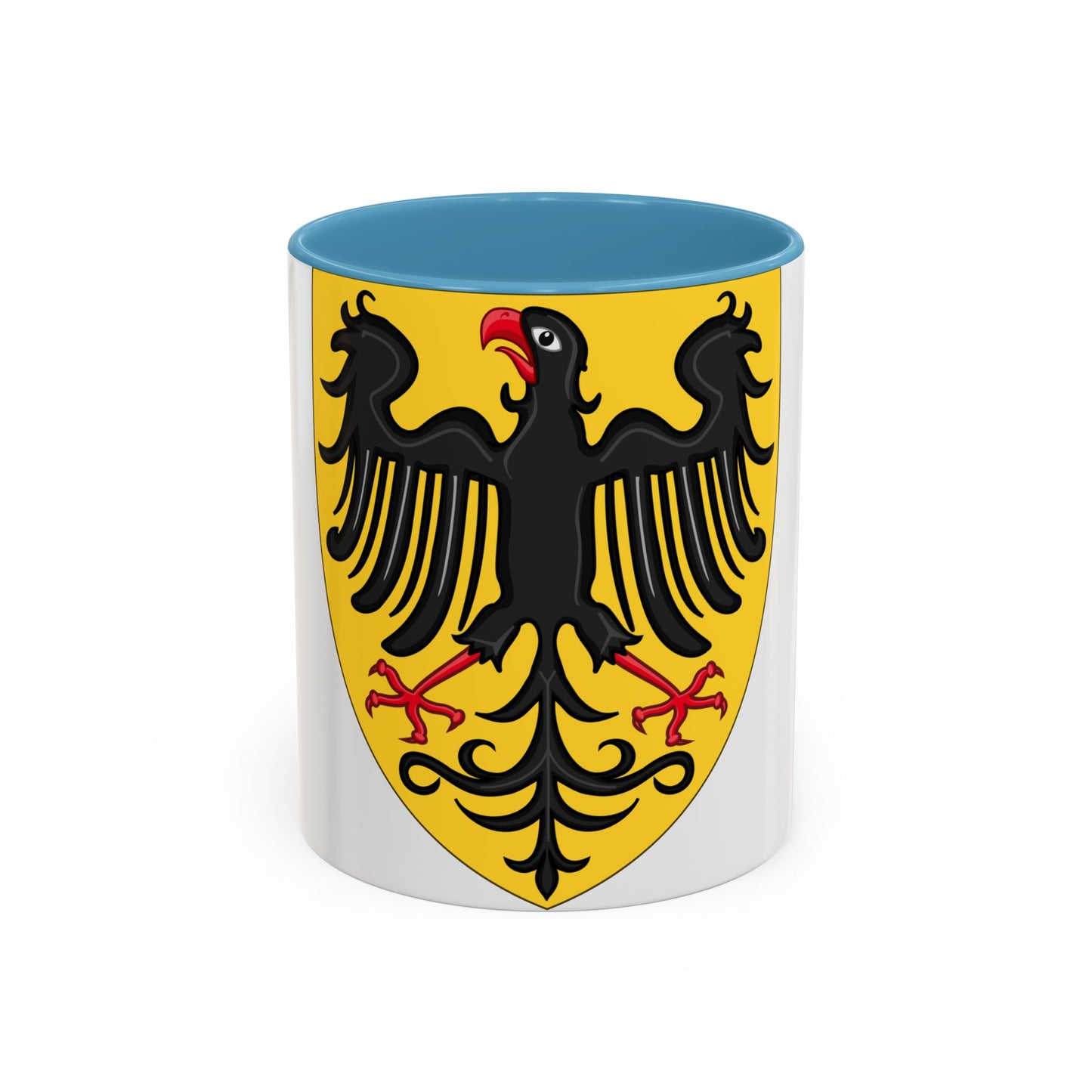 Shield and Coat of Arms of the Holy Roman Emperor (c.1300-c.1400) - Accent Coffee Mug