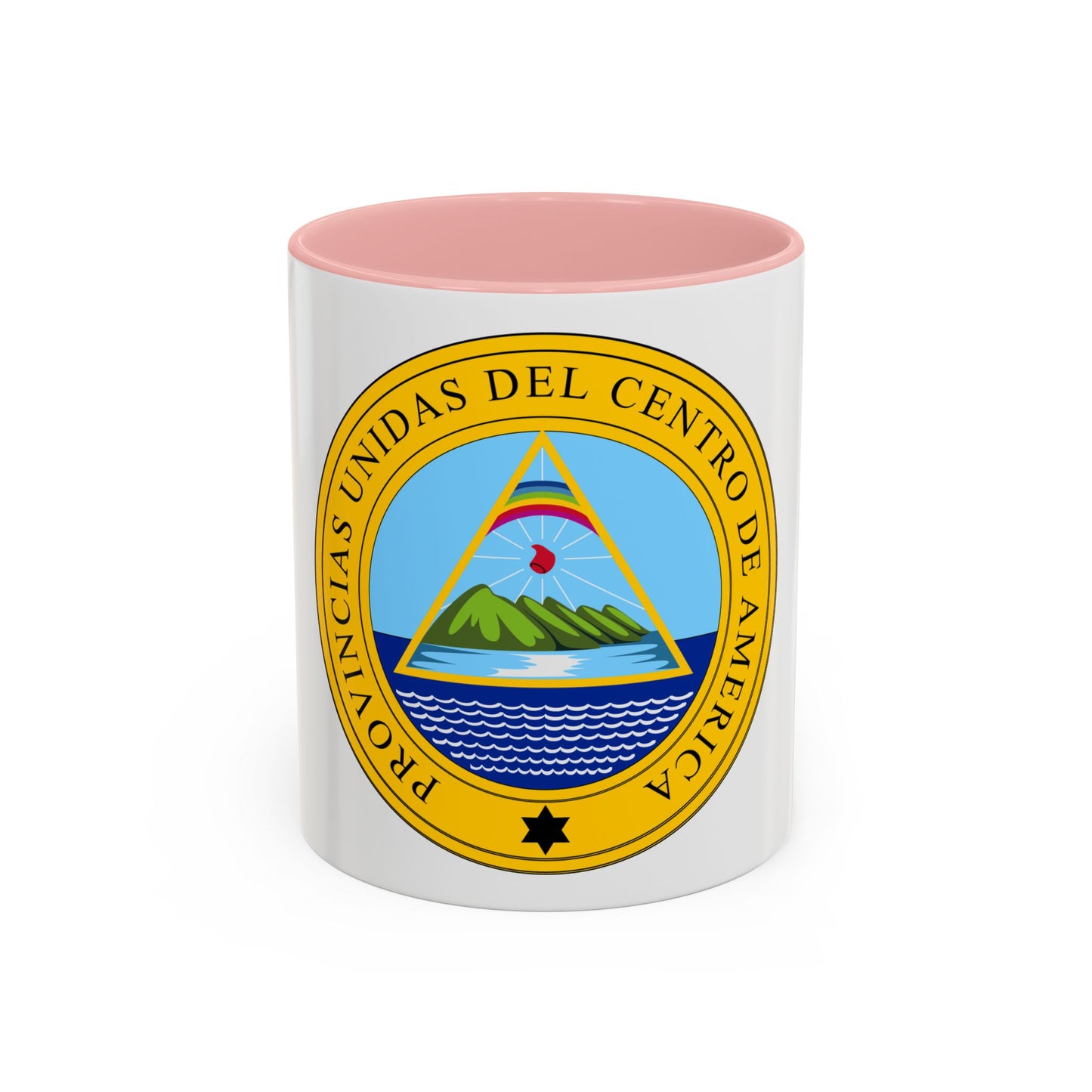 Coat of arms of the United Provinces of Central America - Accent Coffee Mug