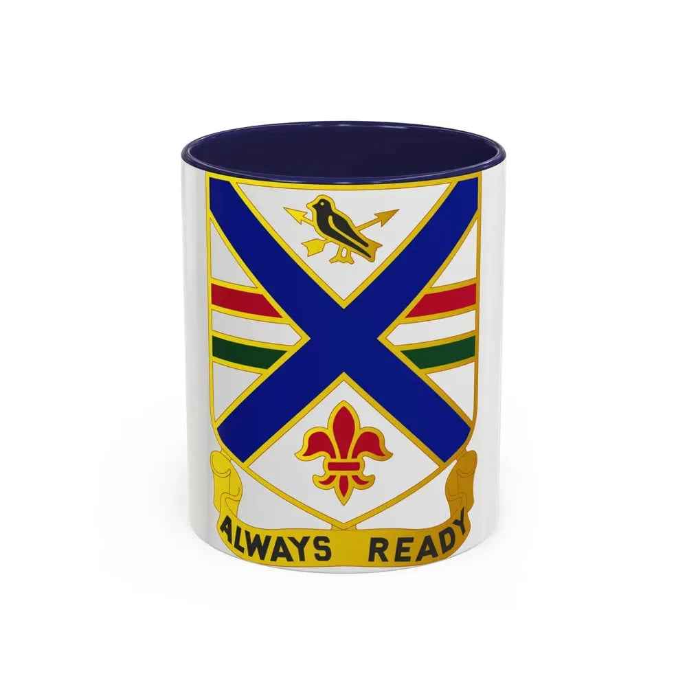 130th Infantry Regiment (U.S. Army) Accent Coffee Mug 11oz Navy - Go Mug Yourself