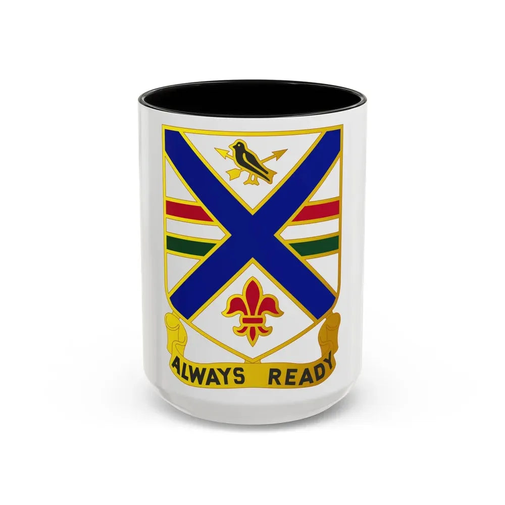 130th Infantry Regiment (U.S. Army) Accent Coffee Mug 15oz Black - Go Mug Yourself