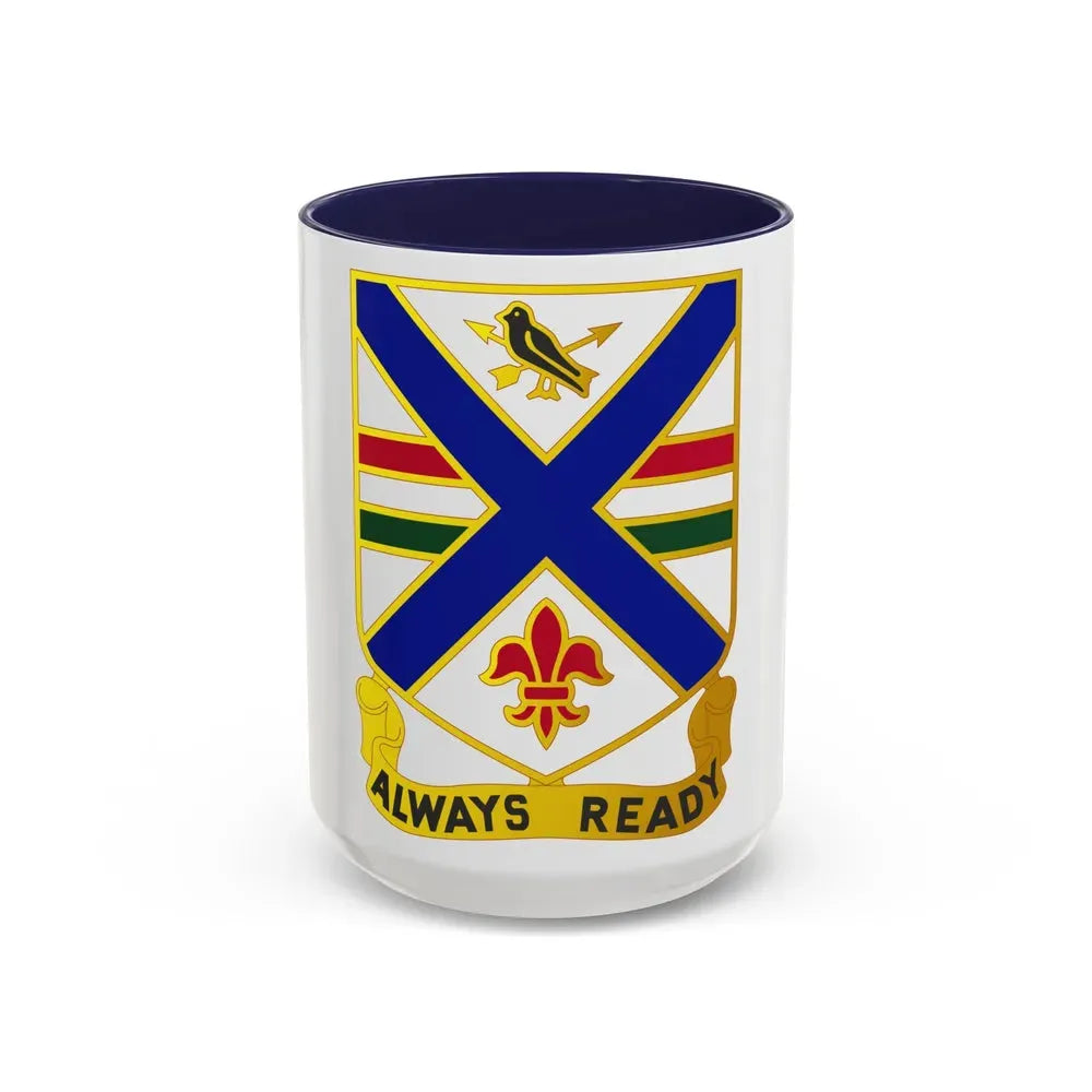 130th Infantry Regiment (U.S. Army) Accent Coffee Mug 15oz Navy - Go Mug Yourself