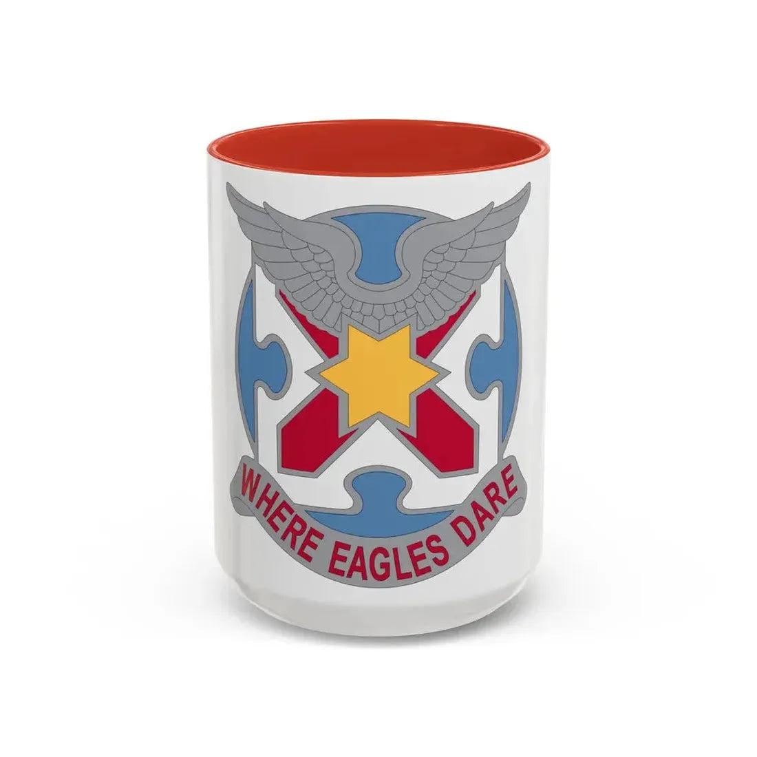131 Aviation Regiment (U.S. Army) Accent Coffee Mug 15oz Red - Go Mug Yourself