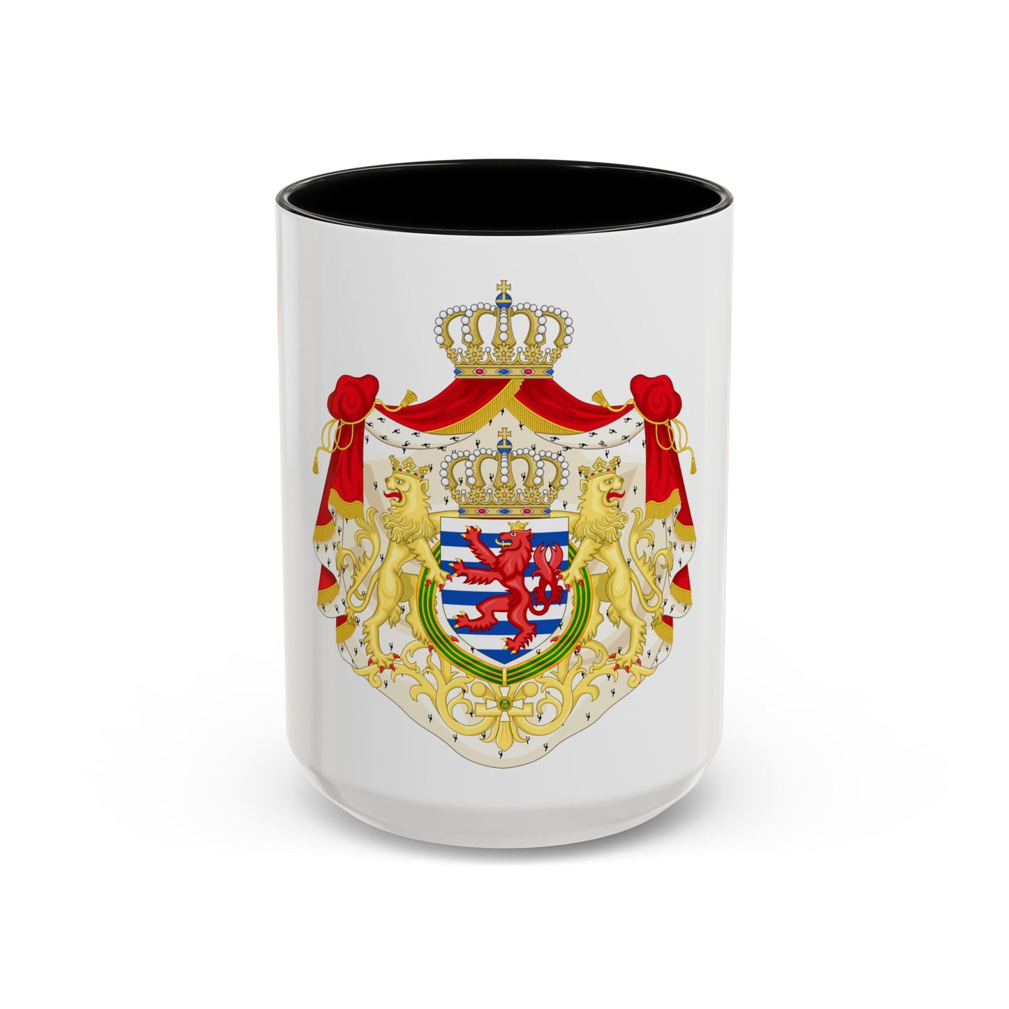 Greater coat of arms of the grand-duchy of Luxembourg 2 - Accent Coffee Mug