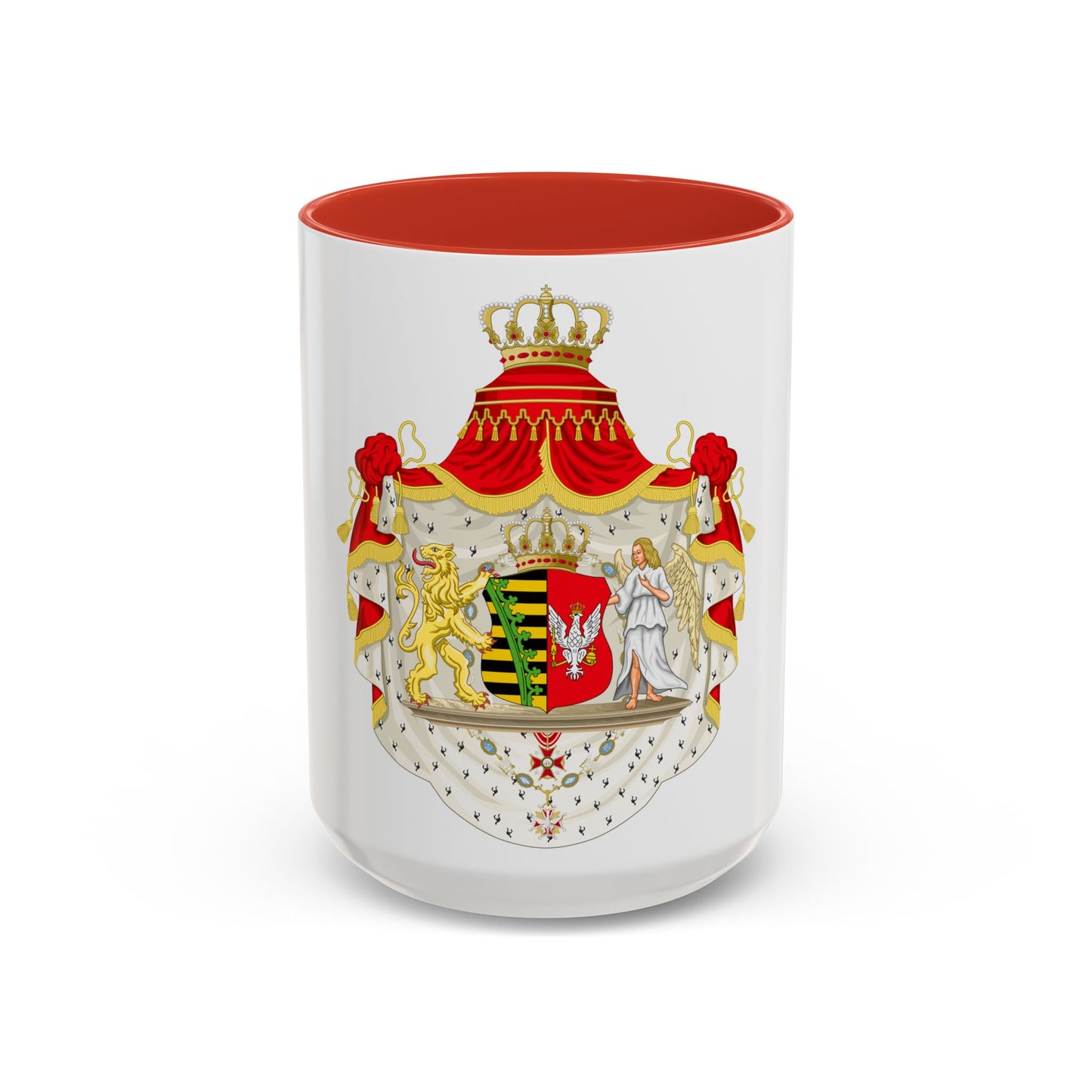 Grand Coat of Arms of Duchy of Warsaw - Accent Coffee Mug