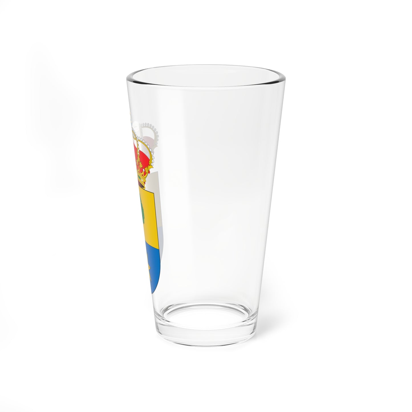 Escudo de Alfoz de Lloredo Cantabria 2 (Spain) (Coat of Arms) Pint Glass 16oz