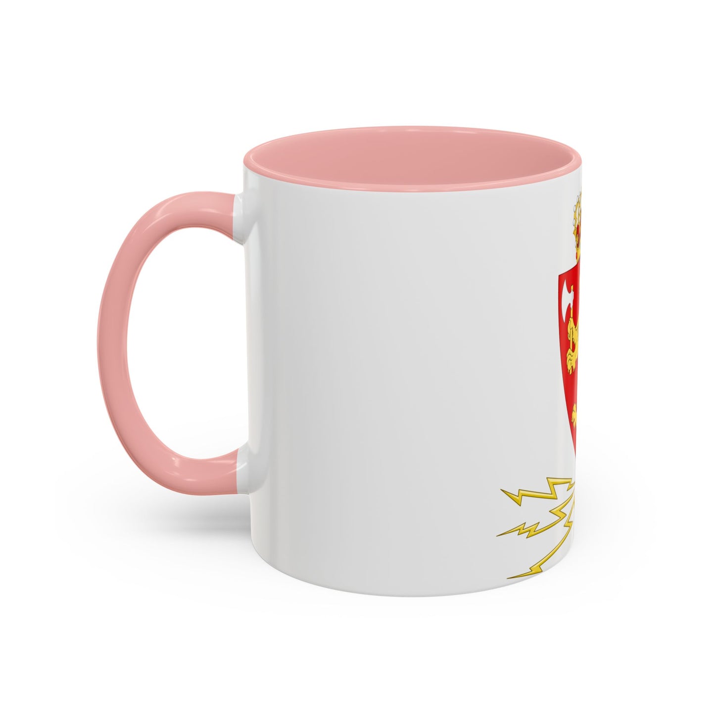 Coat of arms of the Norwegian Telegraph Administration - Accent Coffee Mug