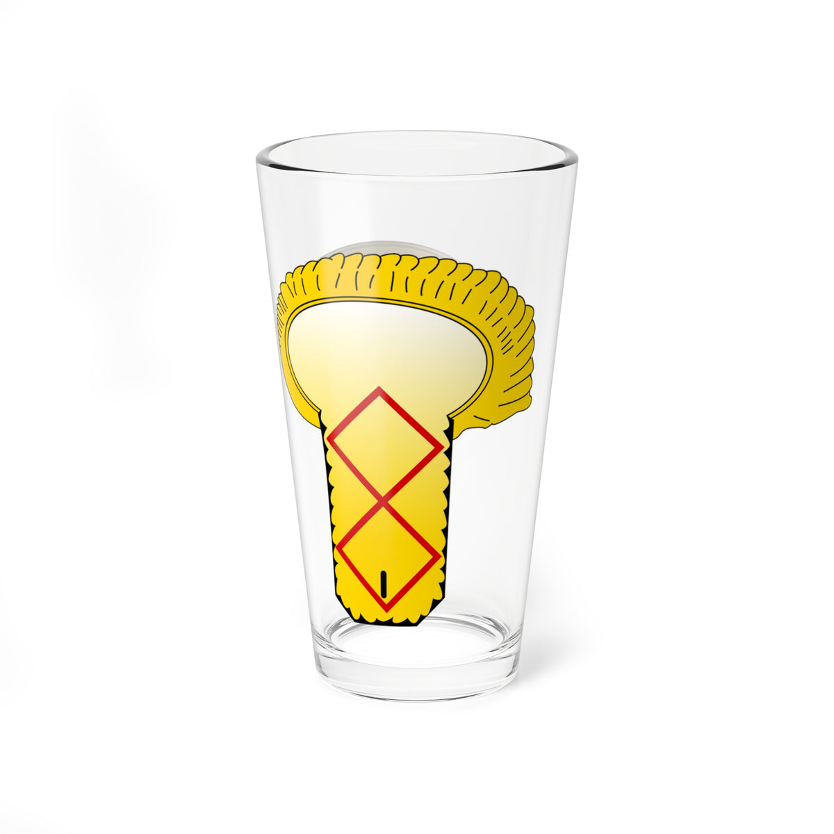 Epaulettes lieutenant seconde classe armee Napoleonienne (Military Rank) Pint Glass 16oz