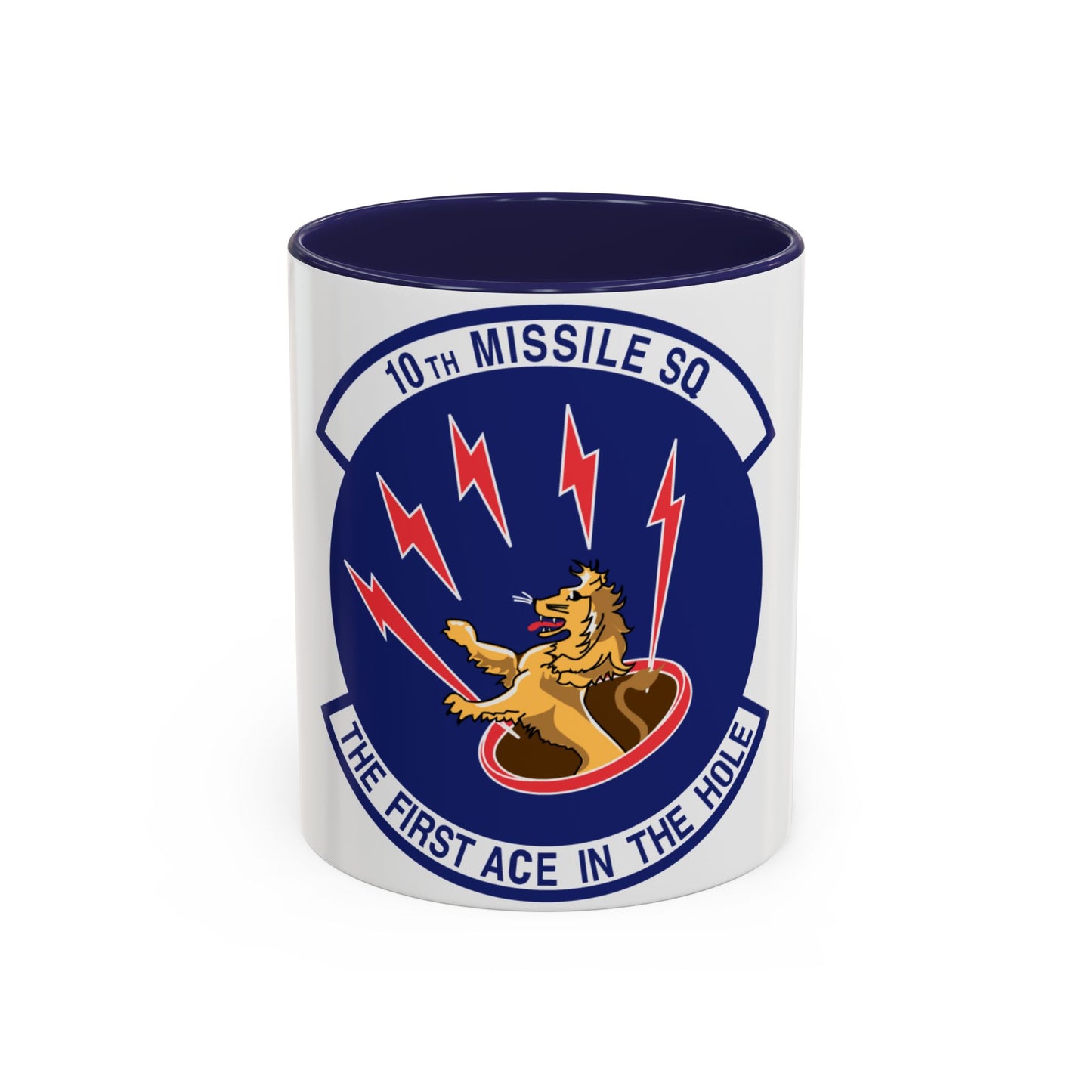10th Missile SQ The First In The Hole (U.S. Air Force) Accent Coffee Mug