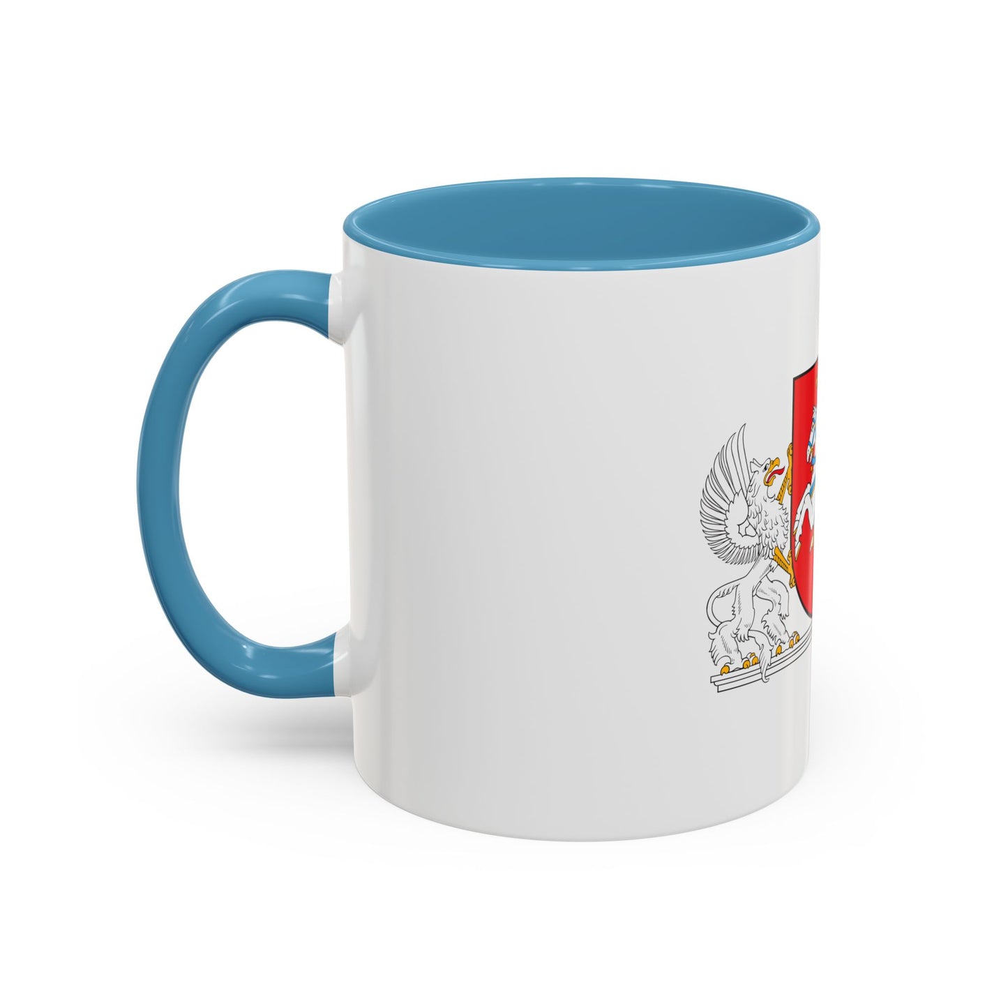Coat of arms of the President of Lithuania - Accent Coffee Mug