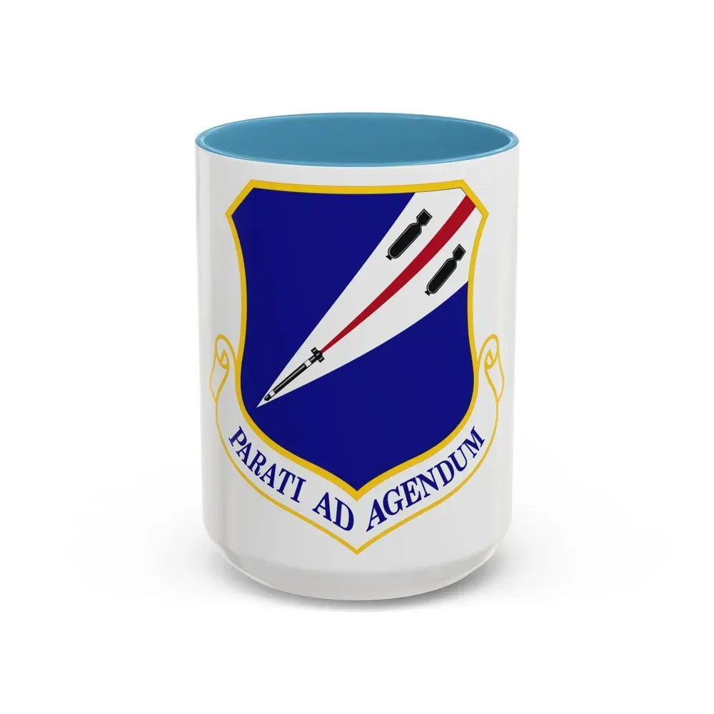 131st Fighter Wing (U.S. Air Force) Accent Coffee Mug 15oz Light Blue - Go Mug Yourself