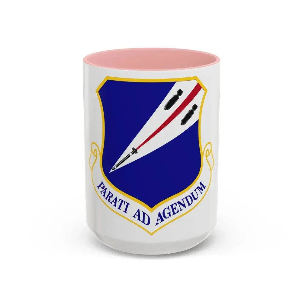 131st Fighter Wing (U.S. Air Force) Accent Coffee Mug 15oz Pink - Go Mug Yourself