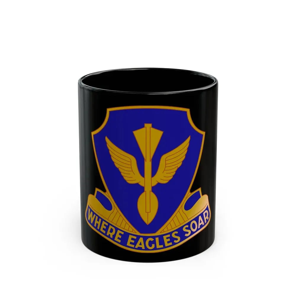 132 Aviation Regiment (U.S. Army) Black Coffee Mug 11oz - Go Mug Yourself
