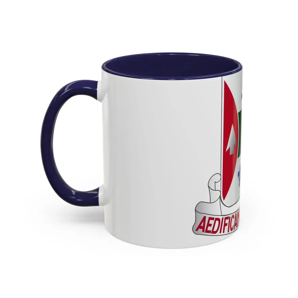 132 Engineer Battalion (U.S. Army) Accent Coffee Mug - Go Mug Yourself