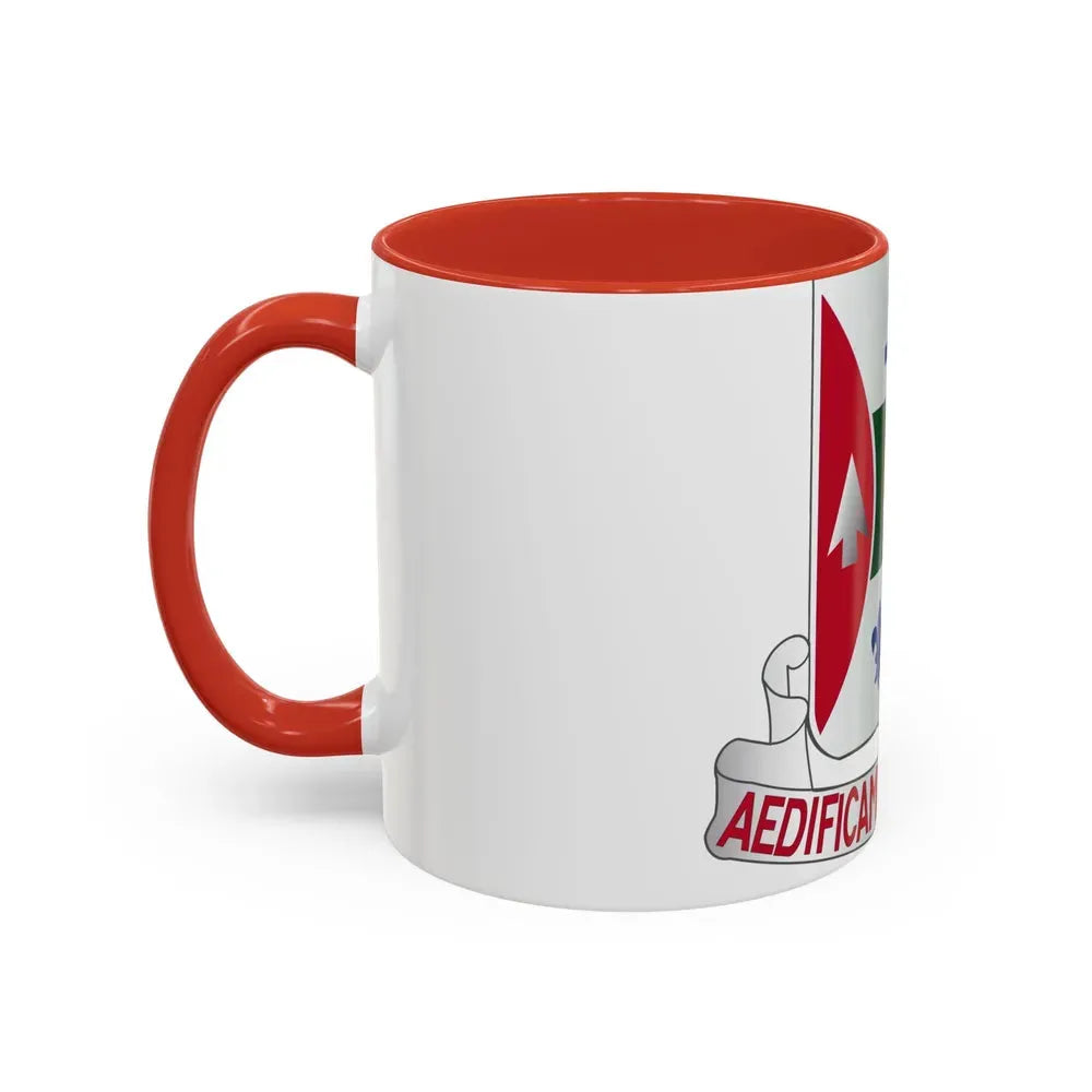 132 Engineer Battalion (U.S. Army) Accent Coffee Mug - Go Mug Yourself