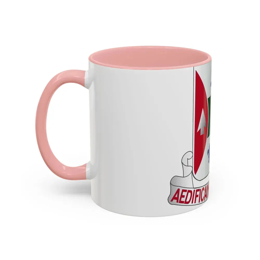 132 Engineer Battalion (U.S. Army) Accent Coffee Mug - Go Mug Yourself