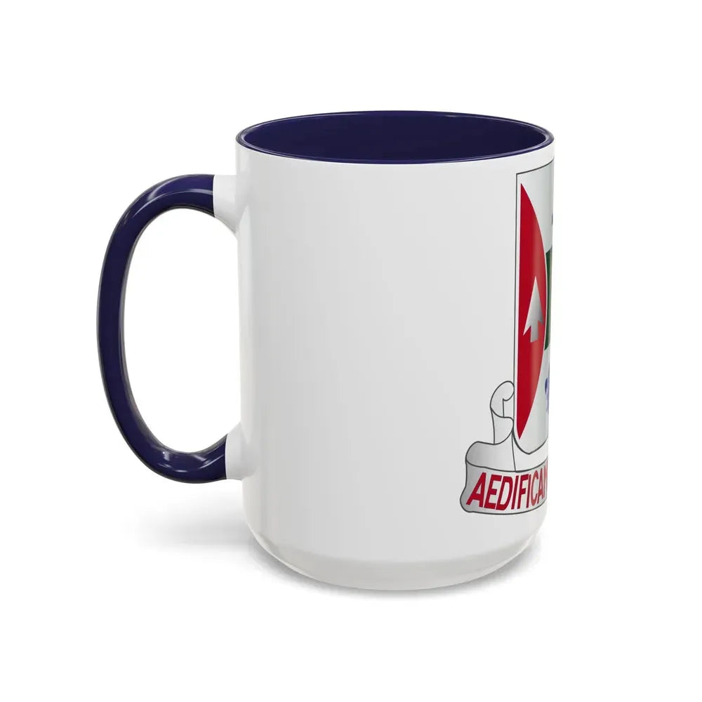 132 Engineer Battalion (U.S. Army) Accent Coffee Mug - Go Mug Yourself
