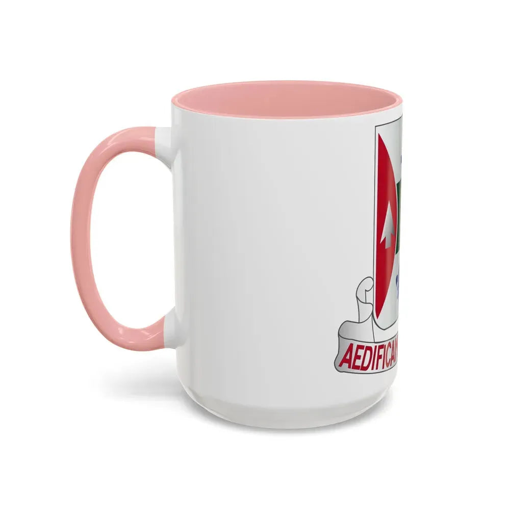 132 Engineer Battalion (U.S. Army) Accent Coffee Mug - Go Mug Yourself
