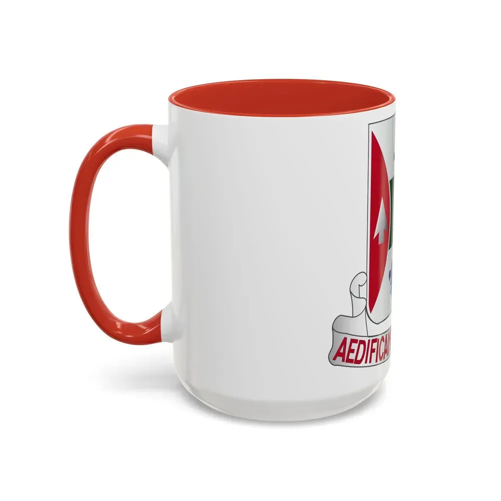 132 Engineer Battalion (U.S. Army) Accent Coffee Mug - Go Mug Yourself