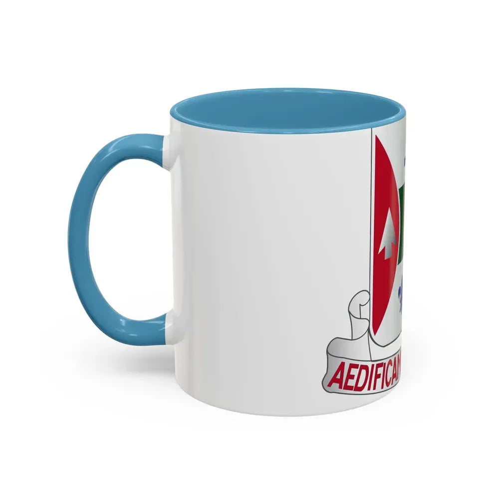 132 Engineer Battalion (U.S. Army) Accent Coffee Mug - Go Mug Yourself