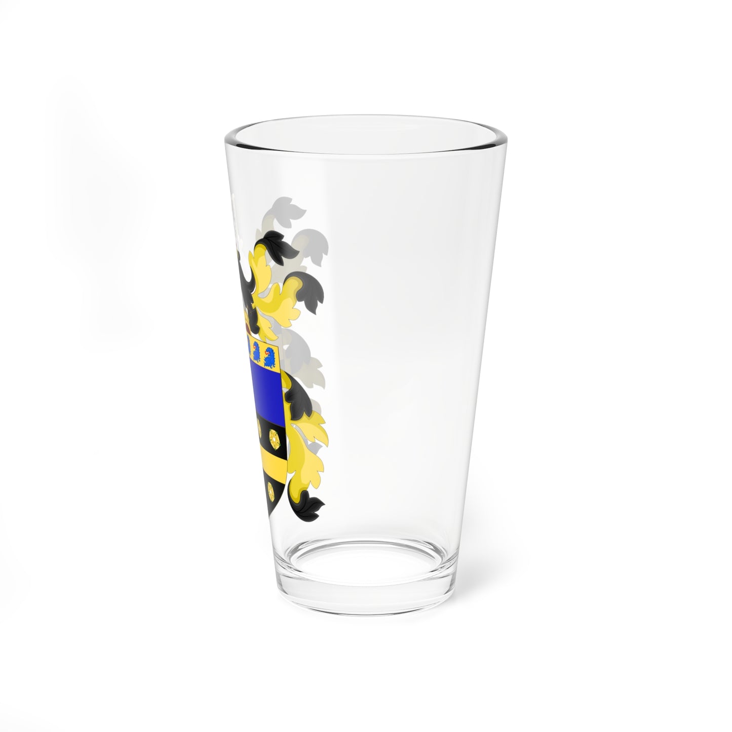 Coat of Arms of William Richardson Davie (United States) (Coat of Arms) Pint Glass 16oz