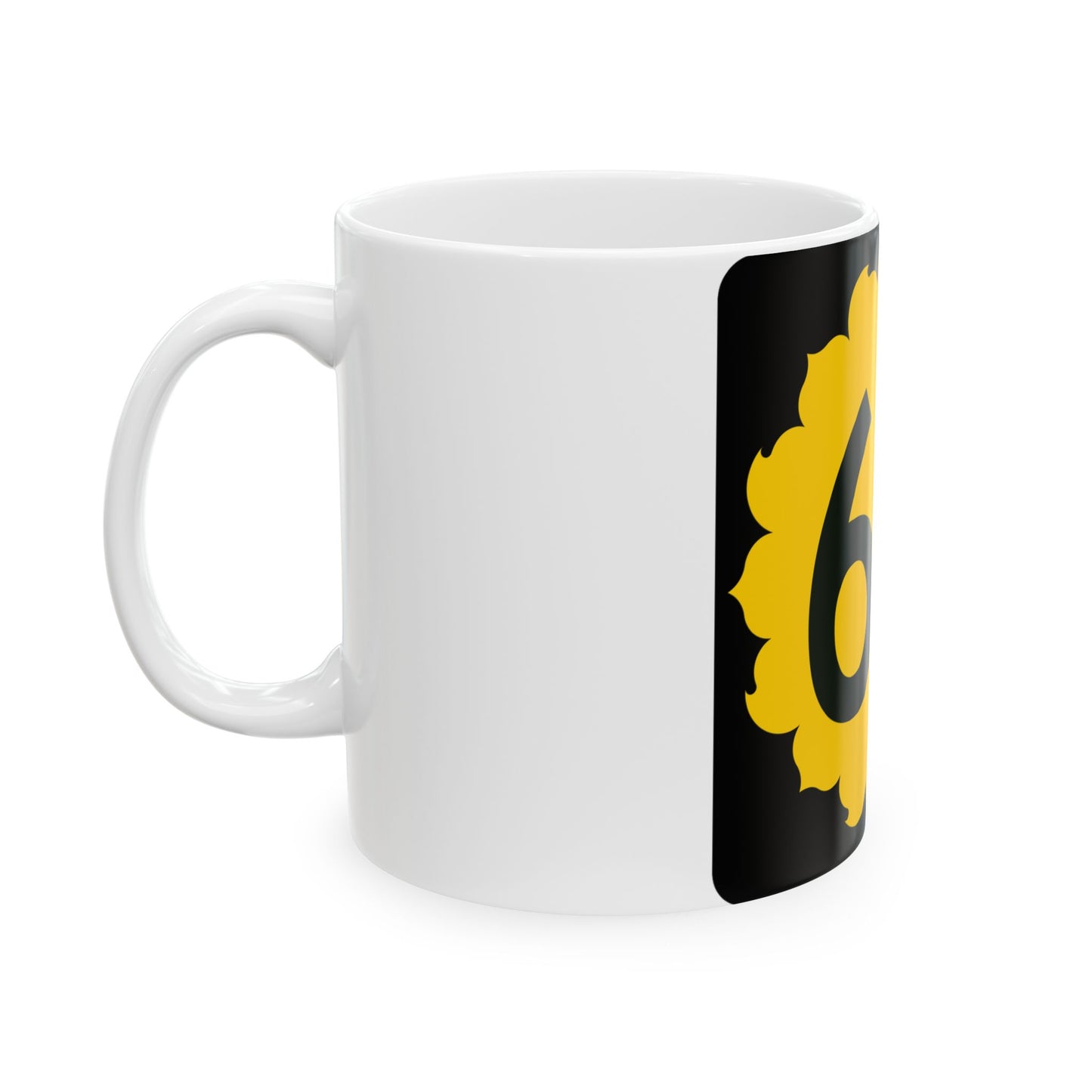 K-64 (Kansas) (Road Sign) White Coffee Mug