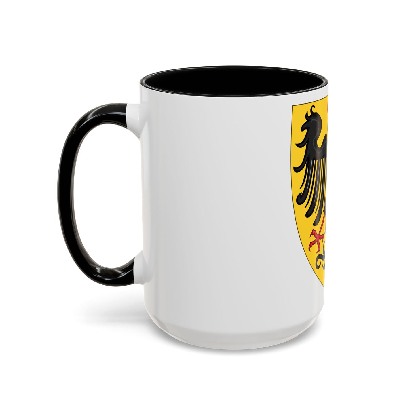 Shield and Coat of Arms of the Holy Roman Emperor (c.1300-c.1400) - Accent Coffee Mug