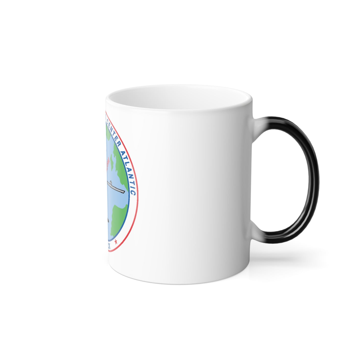 Fleet Combat Trng Ctr Atlantic Dam Neck (U.S. Navy) Color Changing Mug 11oz