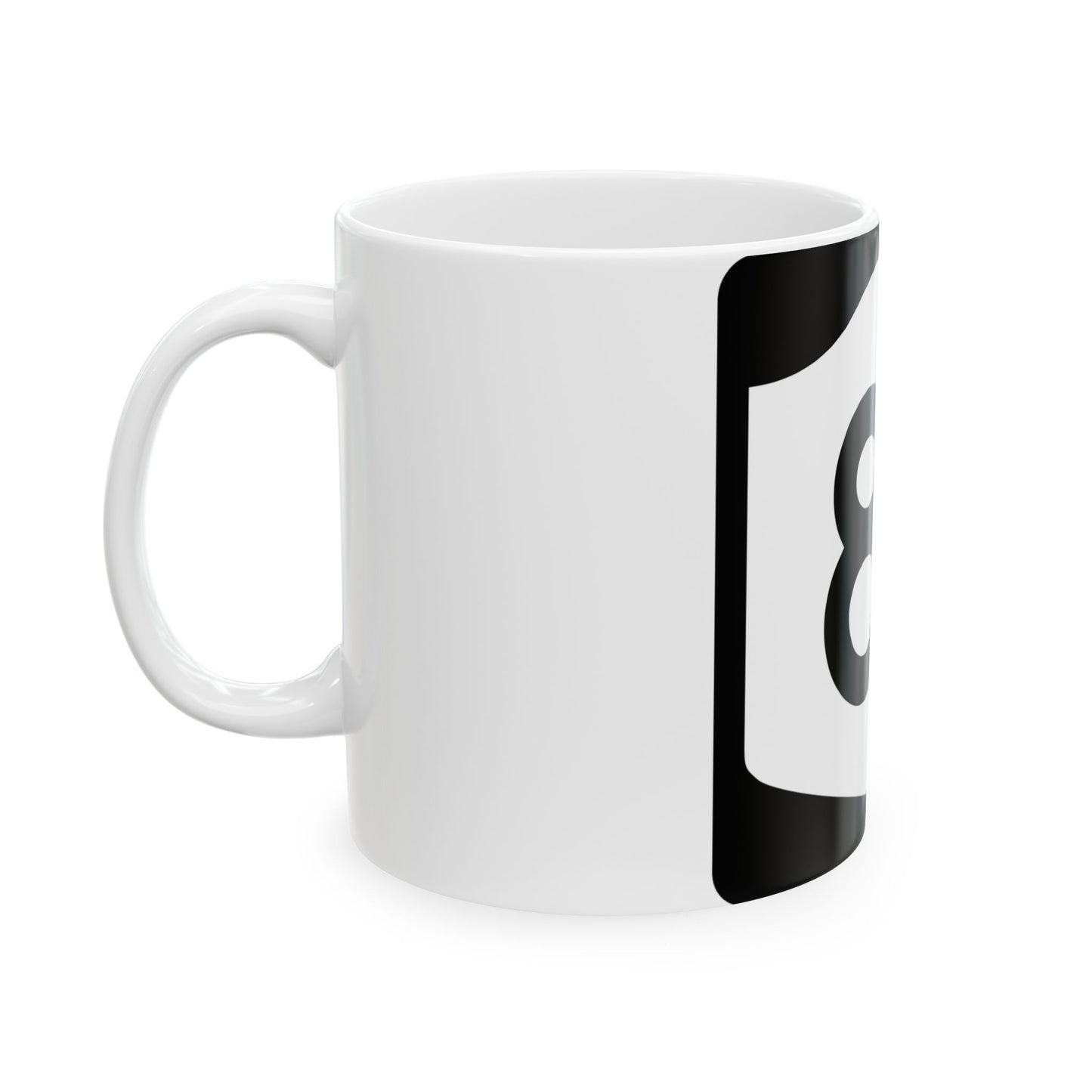 NY-81 (New York) (Road Sign) White Coffee Mug