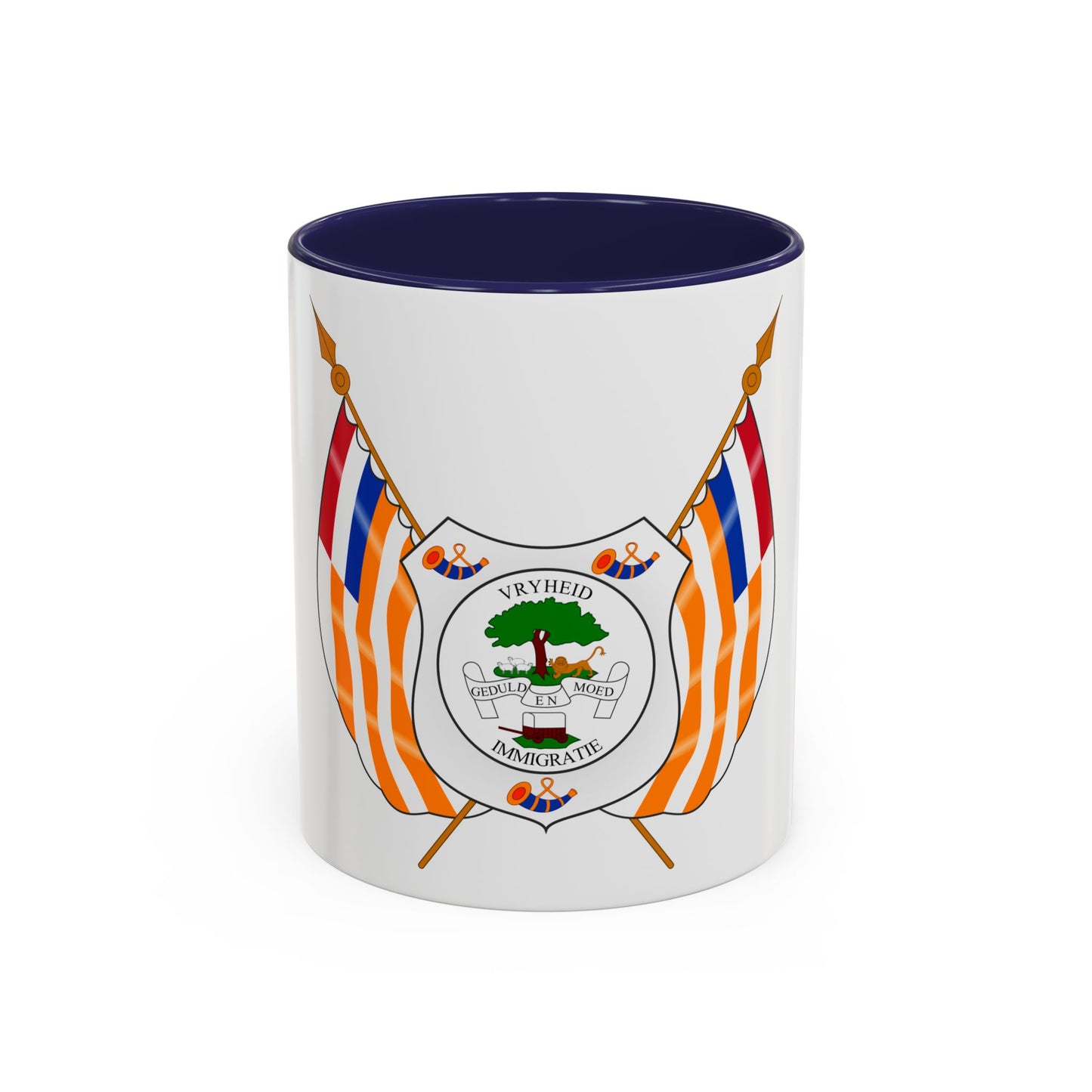 Coat of arms of the Orange Free State - Accent Coffee Mug