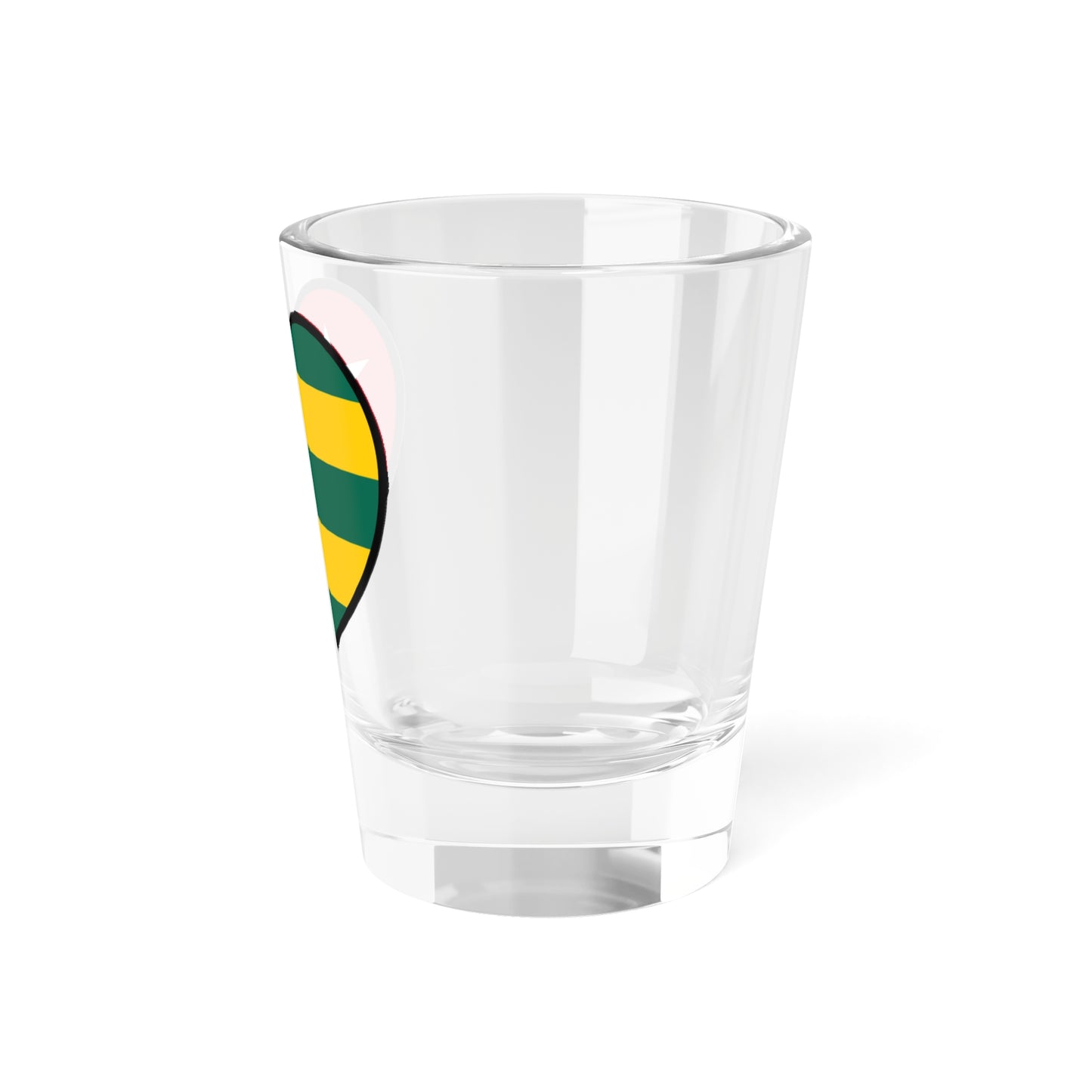 Togo flag heart (Togo) Shot Glass 1.5oz