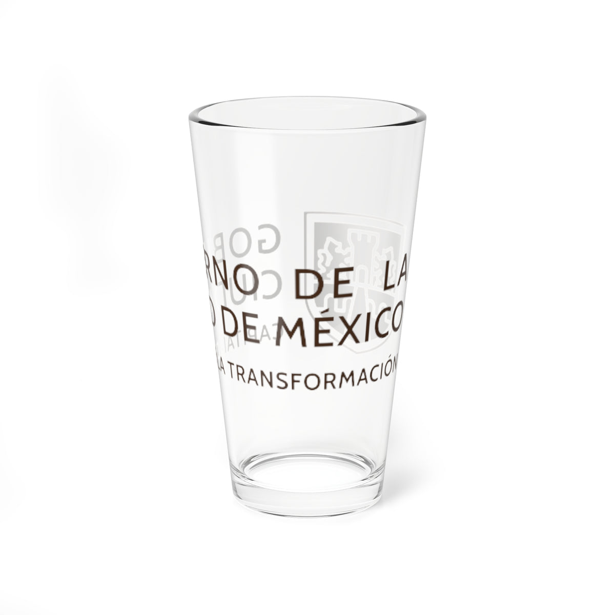 Gobierno de la Ciudad de México 2024-2030 2 (Costa Rica) (Coat of Arms) Pint Glass 16oz