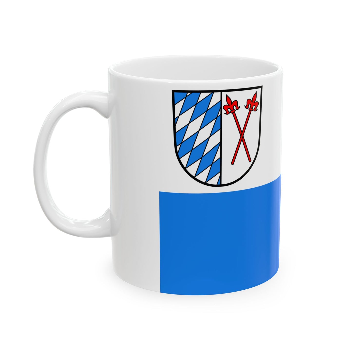 Hissflagge Eschelbronn (Germany) White Coffee Mug