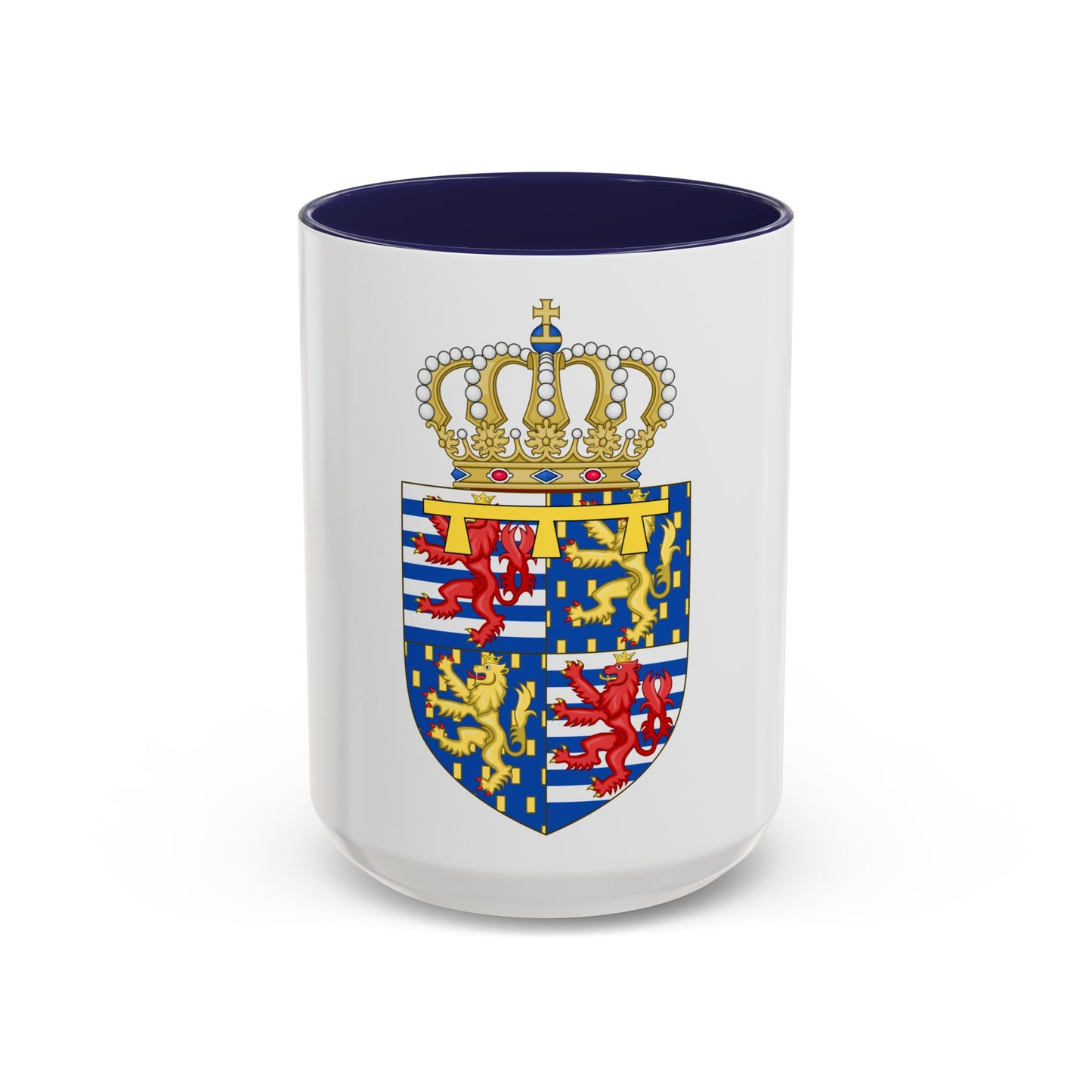Lesser coat of arms of the Hereditary Grand Duke of Luxembourg (2000) - Accent Coffee Mug