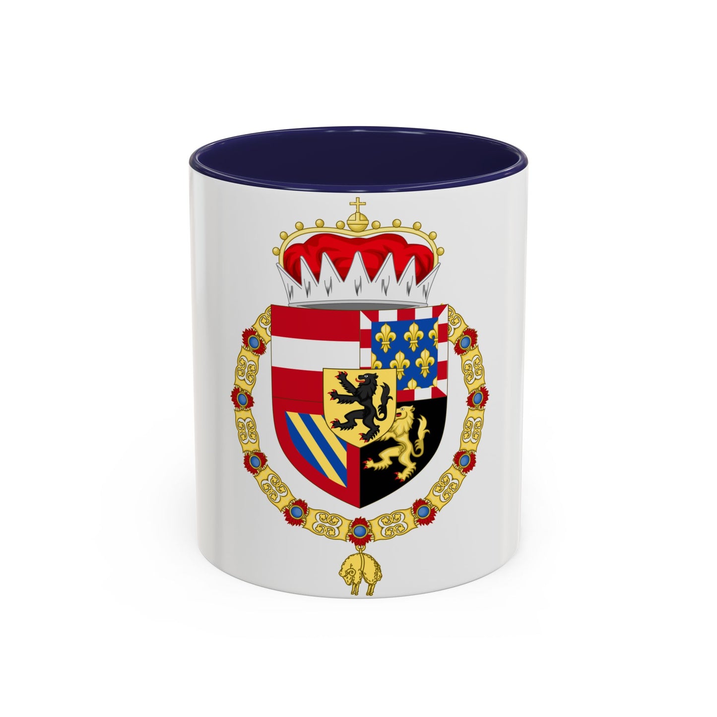 Coat of Arms of Philip IV of Burgundy - Accent Coffee Mug