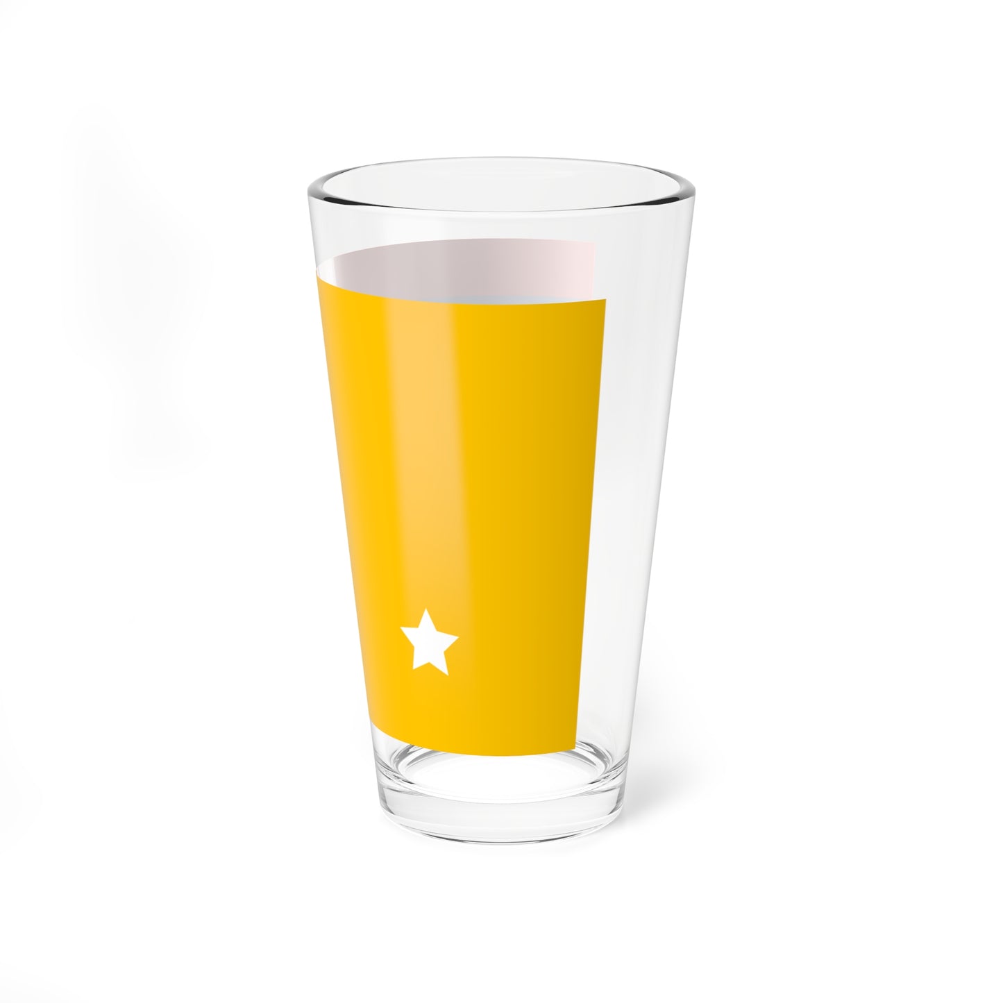 Flag of rear admiral of the Navy of Manchukuo 1932-1935 (China) Pint Glass 16oz