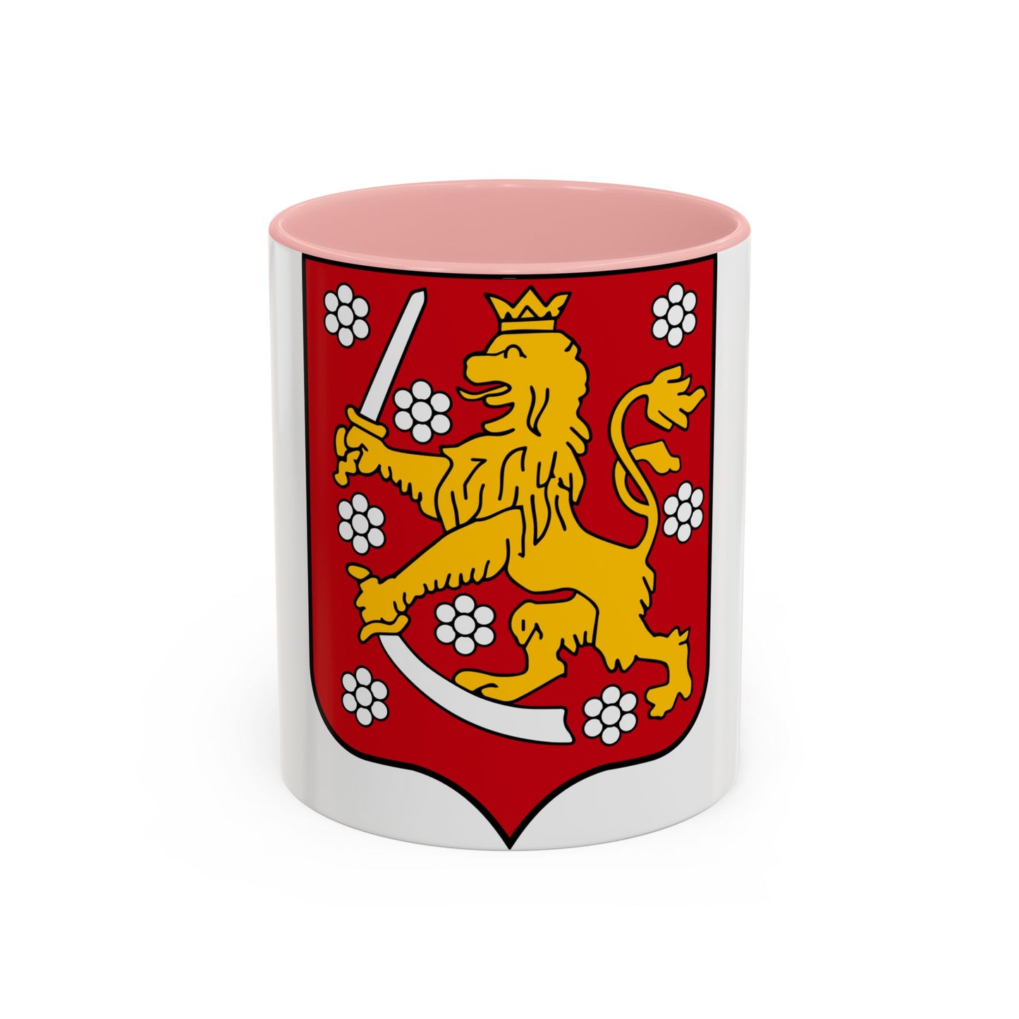 Coats of arms of the Grand Duchy of Finland - Accent Coffee Mug