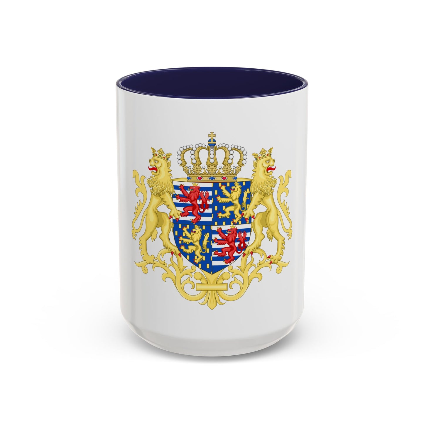 Middle coat of arms of the Grand Duke of Luxembourg (2000) - Accent Coffee Mug
