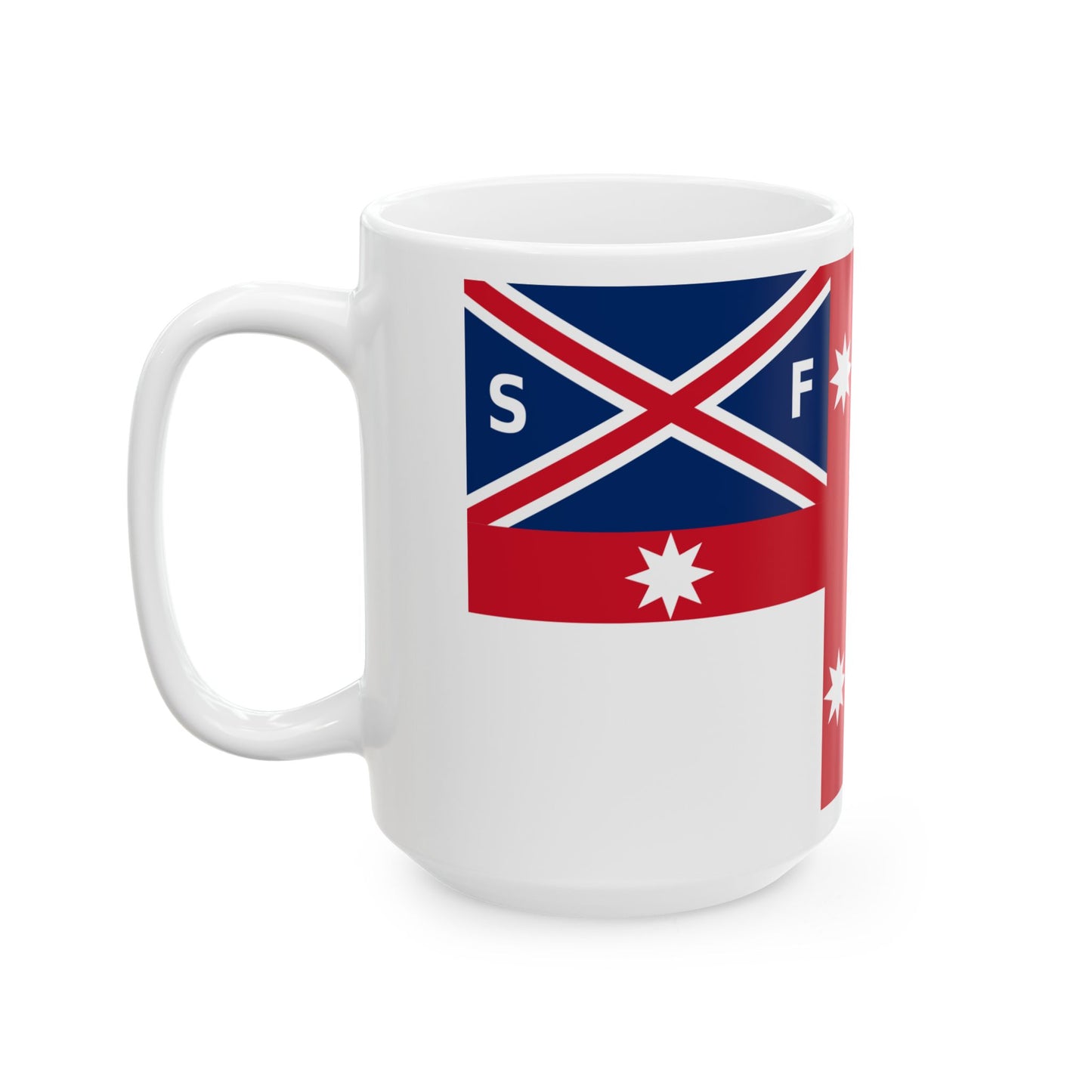 House flag of Sydney Ferries (Australia) White Coffee Mug