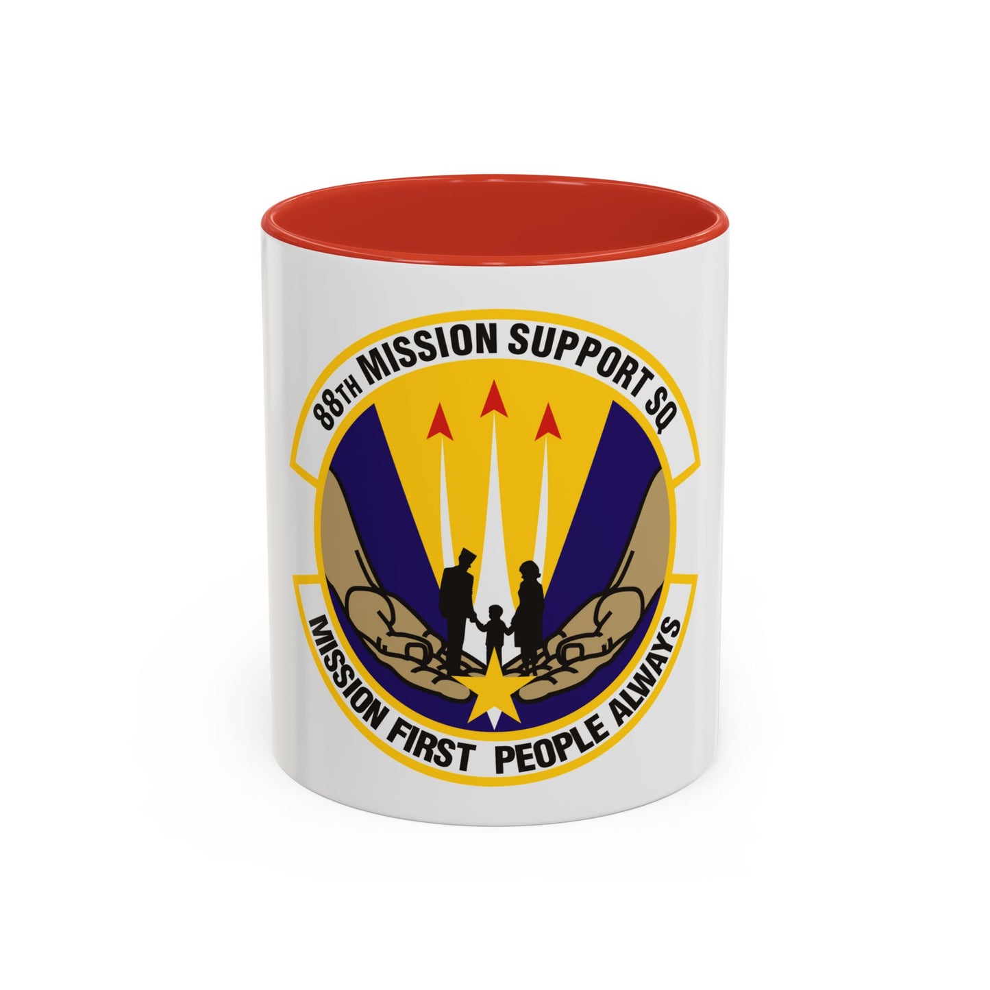 88th Mission Support Squadron (U.S. Air Force) Accent Coffee Mug