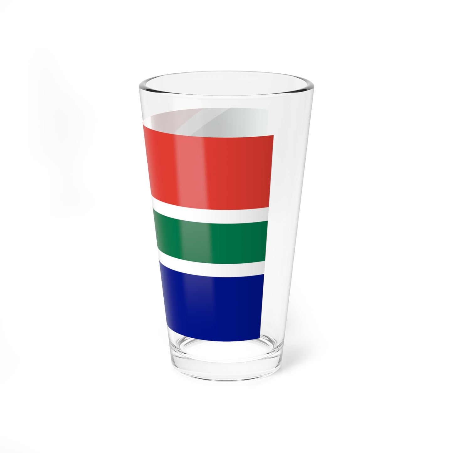 Flag of South Africa as Paths (South Africa) Pint Glass 16oz