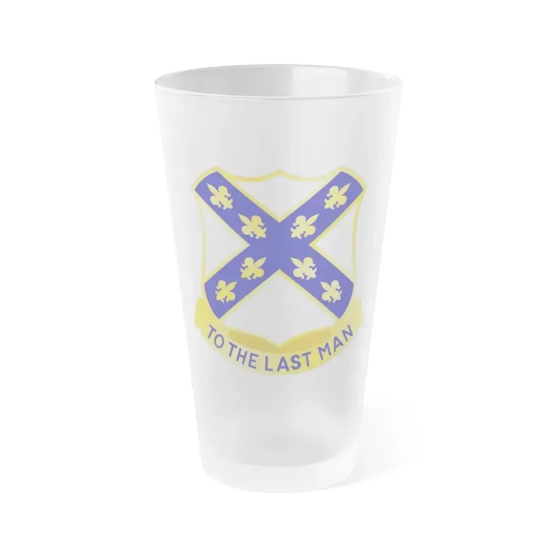 133rd Engineer Battalion (U.S. Army) Frosted Pint Glass 16oz - Go Mug Yourself