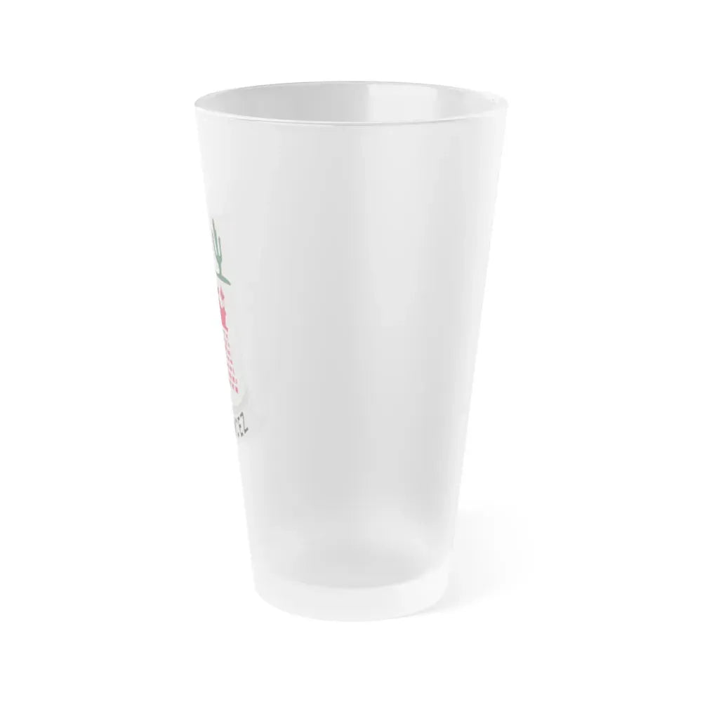 133rd Infantry Regiment (U.S. Army) Frosted Pint Glass 16oz - Go Mug Yourself