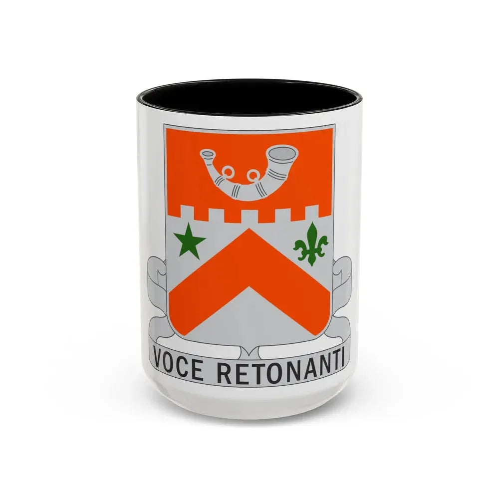 134 Signal Battalion (U.S. Army) Accent Coffee Mug 15oz Black - Go Mug Yourself