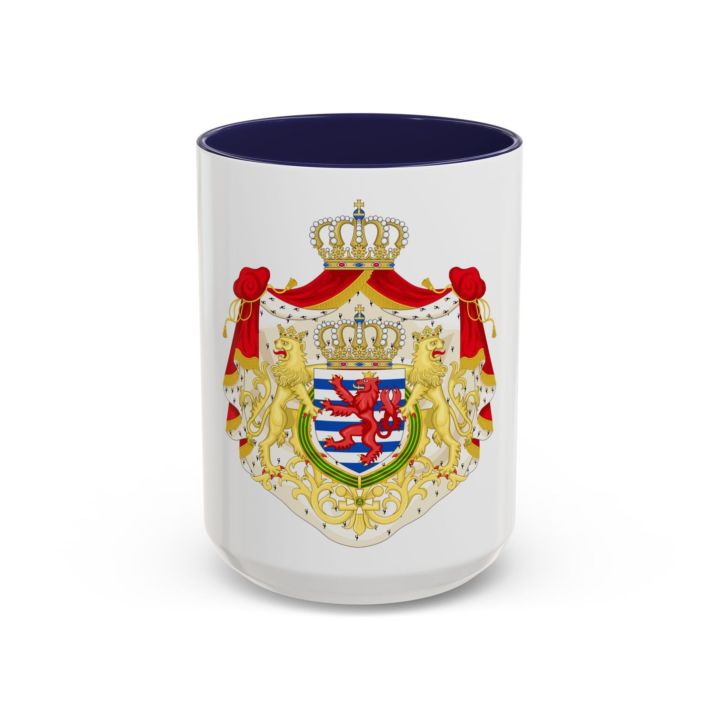Greater coat of arms of the grand-duchy of Luxembourg 2 - Accent Coffee Mug