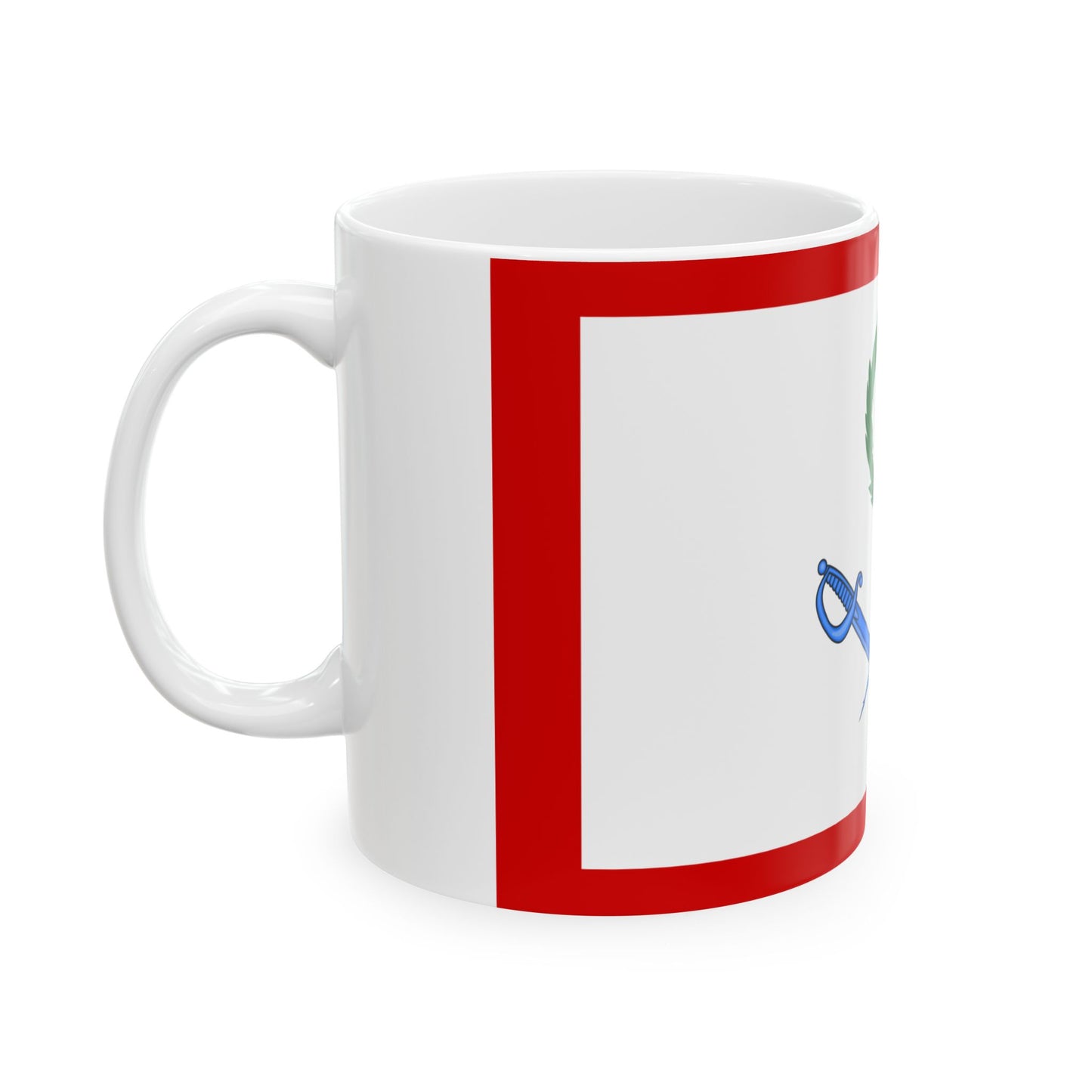 Louis de Aury Flag (United States) White Coffee Mug
