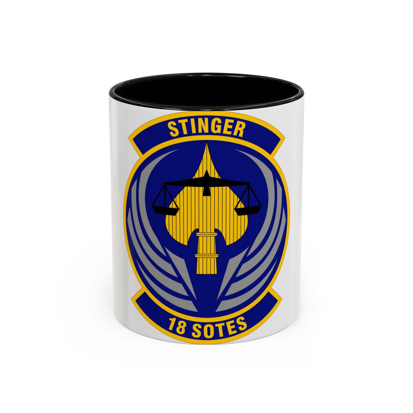 18 Special Operations Test and Evaluation Squadron AFSOC (U.S. Air Force) Accent Coffee Mug