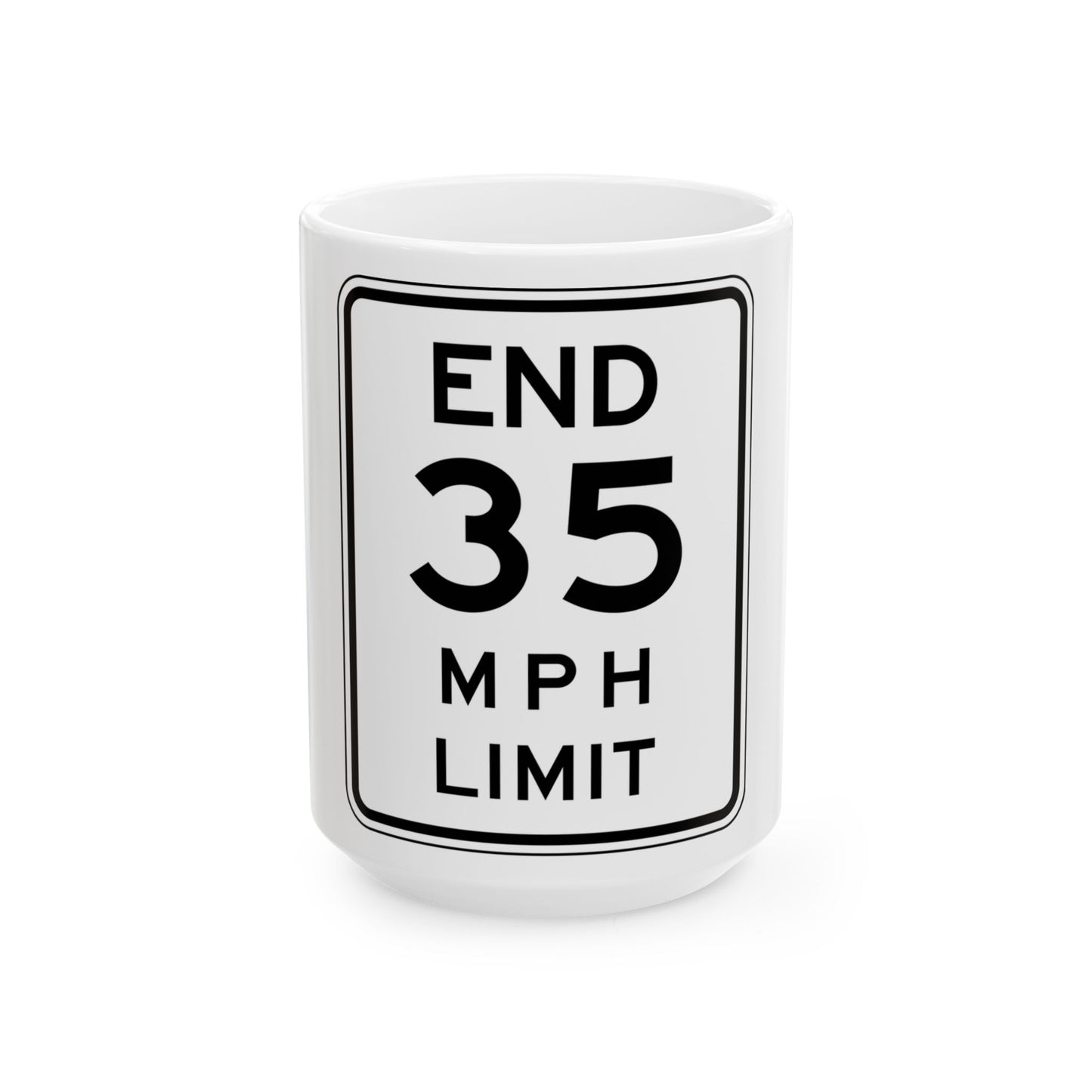 NYSDOT NYR2-11 (New York) (Road Sign) White Coffee Mug