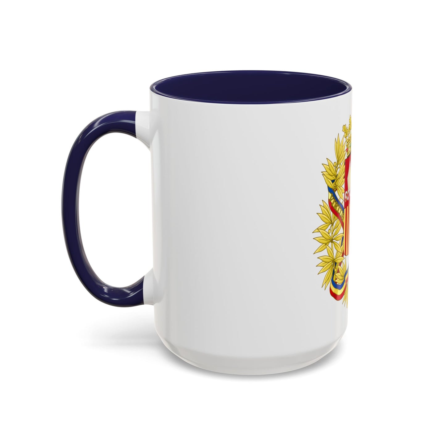 Coat of Arms of the high authorities of Andorra - Accent Coffee Mug